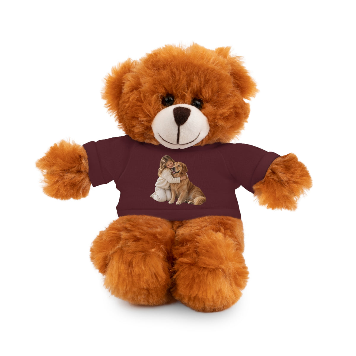 Peluche con Camiseta Personalizada — Foto de tu Mascota