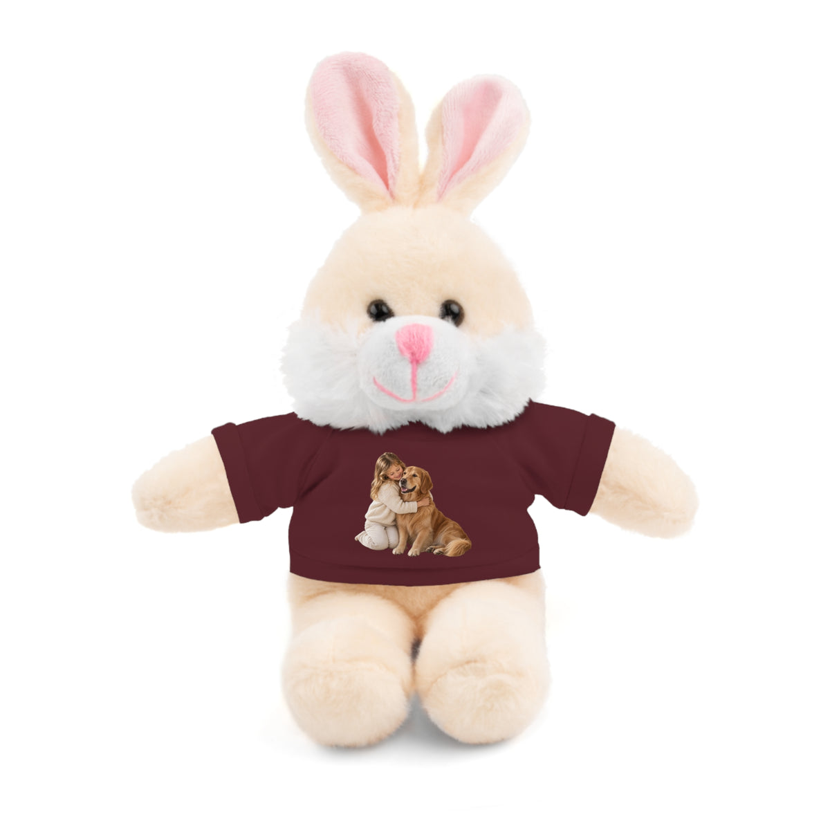 Peluche con Camiseta Personalizada — Foto de tu Mascota
