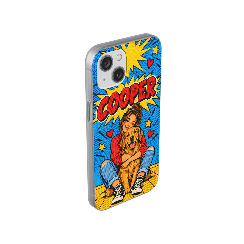 Funda de Celular Transparente Personalizada con tu Mascota — Foto Real o Diseño Ilustrado