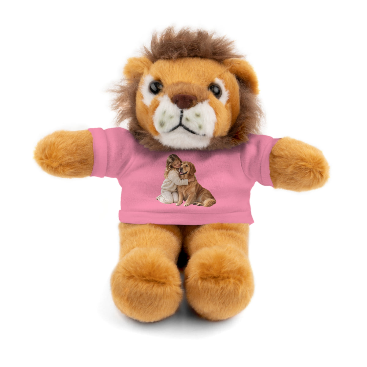 Peluche con Camiseta Personalizada — Foto de tu Mascota