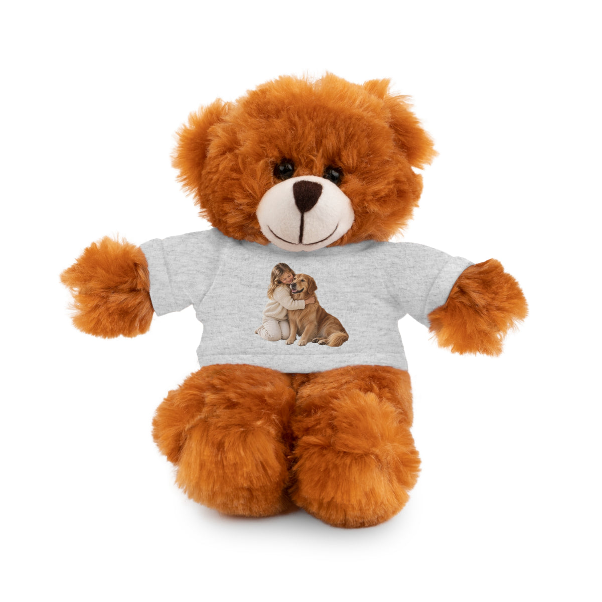 Peluche con Camiseta Personalizada — Foto de tu Mascota