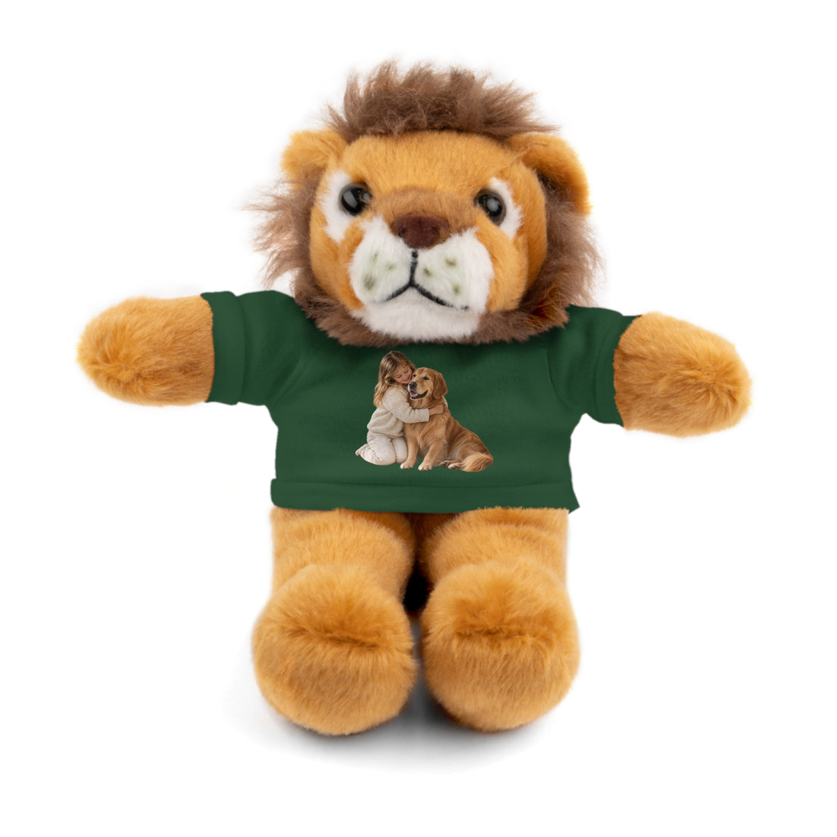 Peluche con Camiseta Personalizada — Foto de tu Mascota