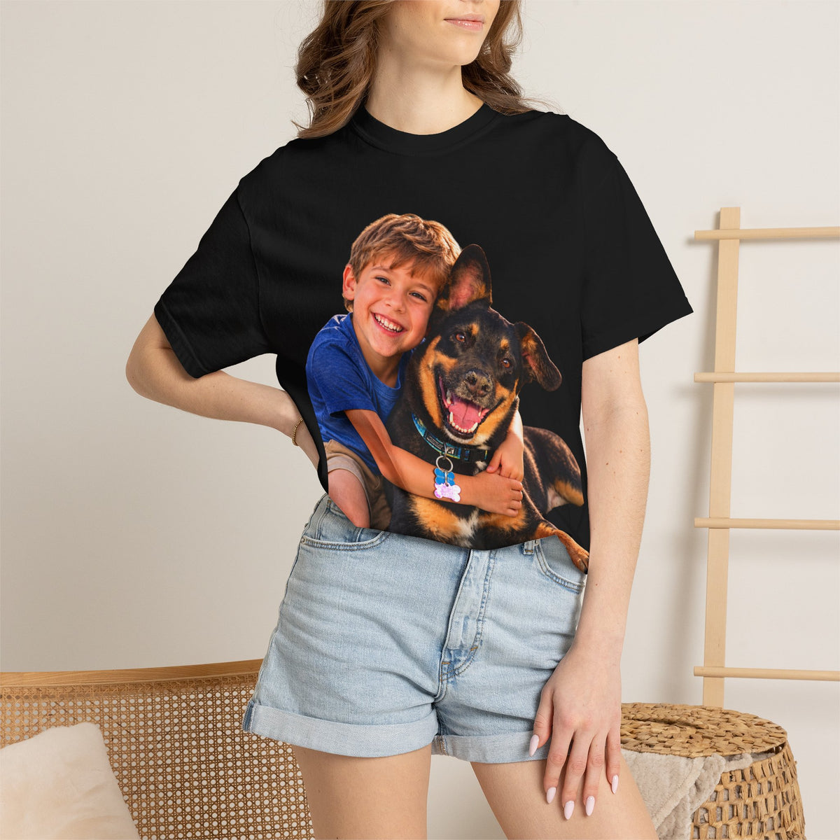 Playera Personalizada con Foto de tu Mascota