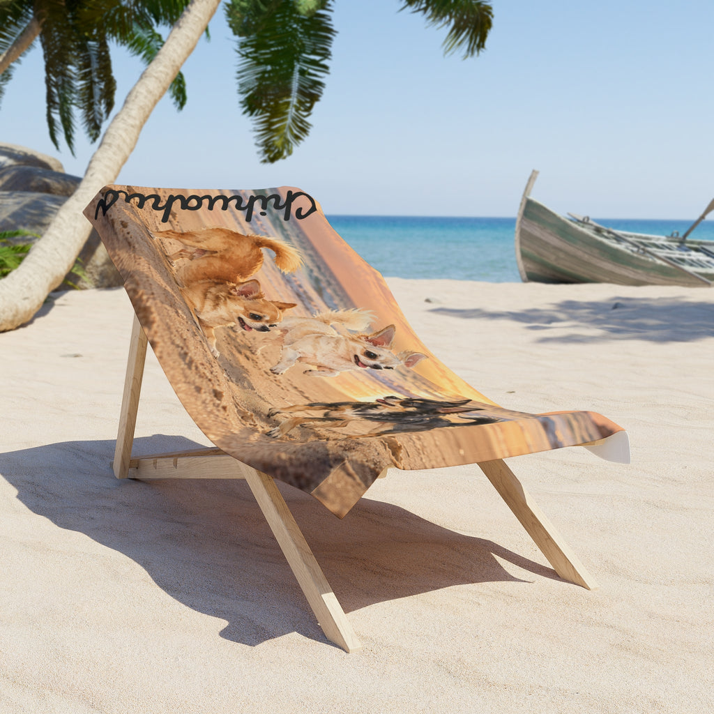 Toalla de Playa Personalizada con Foto de tu Mascota — Foto Real o Diseño Ilustrado