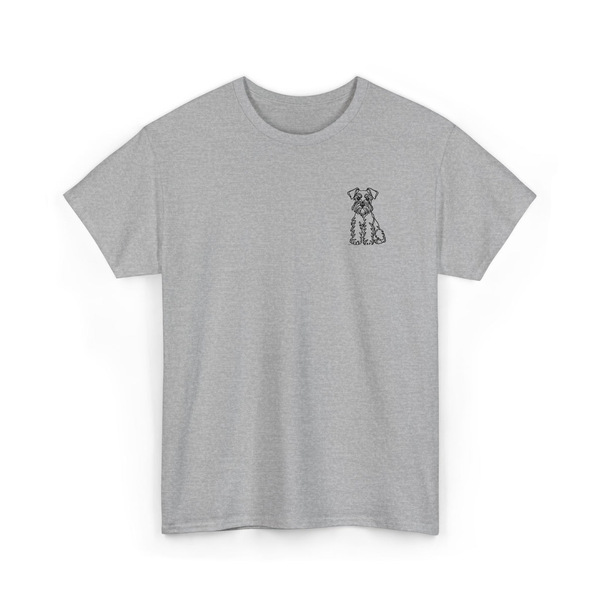 Camiseta Bordada Personalizada de tu Mascota — Retrato en Línea