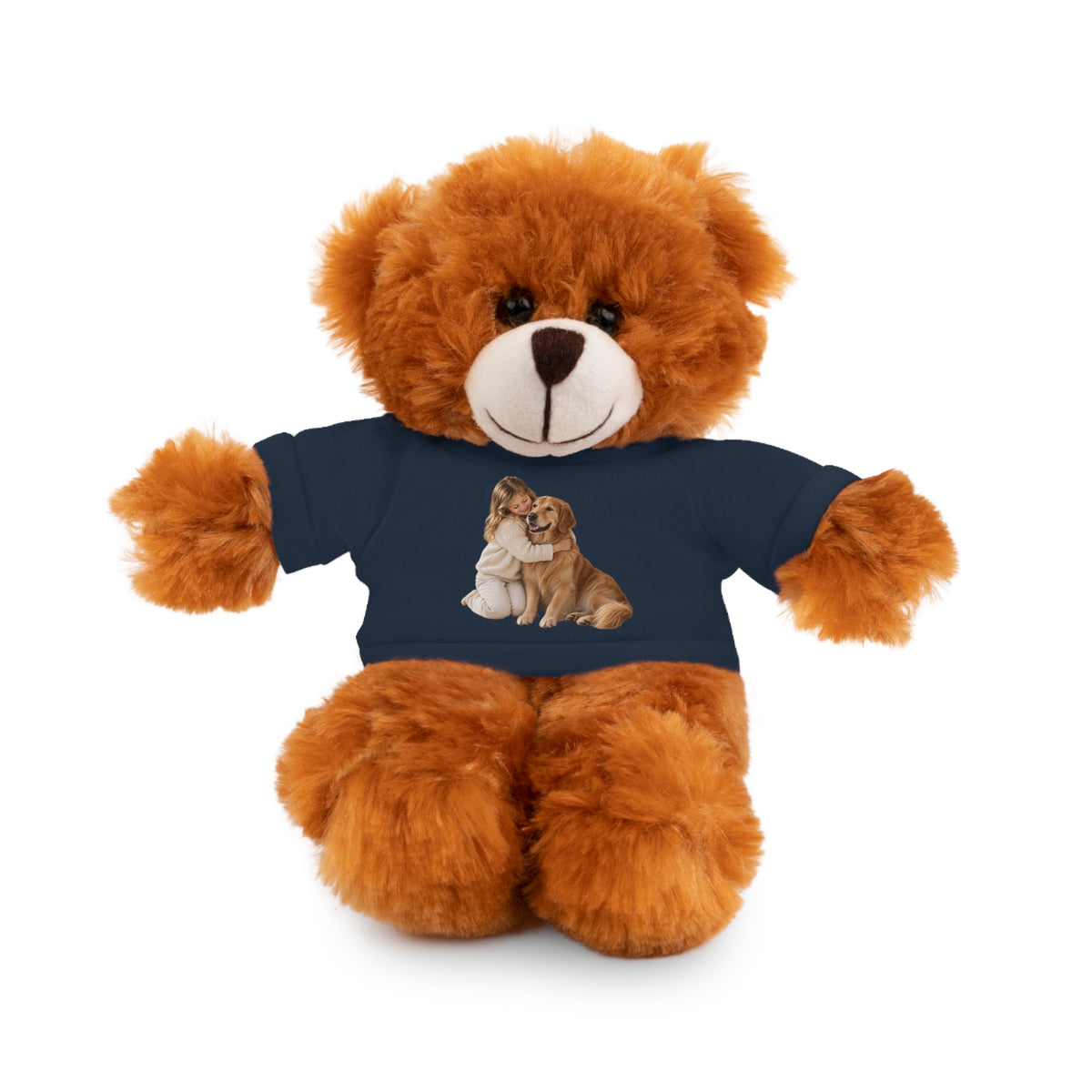 Peluche con Camiseta Personalizada — Foto de tu Mascota