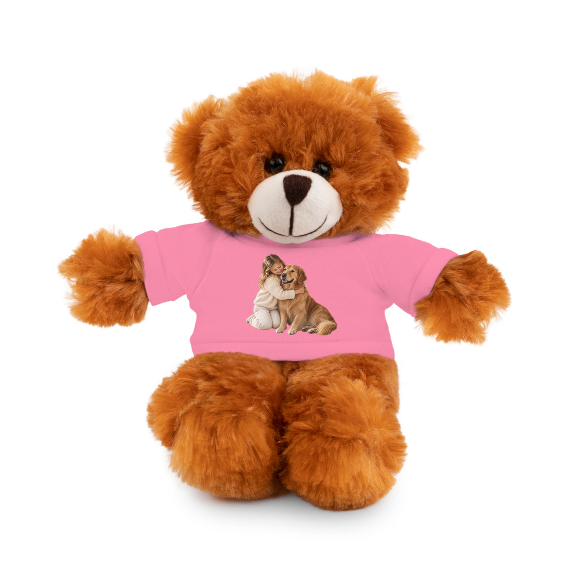 Peluche con Camiseta Personalizada — Foto de tu Mascota