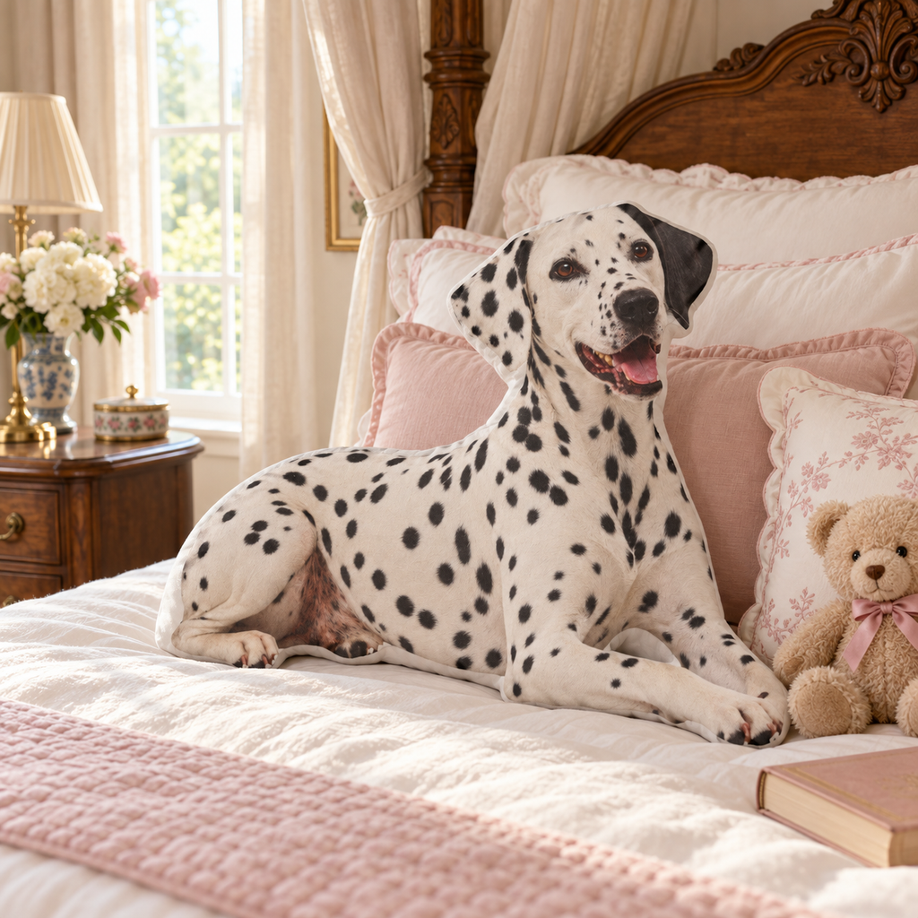 Almohada con la Forma de tu Mascota — Retrato Personalizado
