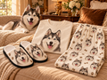 Pack Tarde Tranquila Él - pantuflas, pijama y playera personalizados