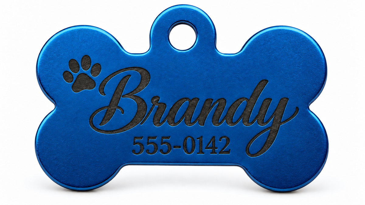 Placa de Identificación Grabada para tu Mascota