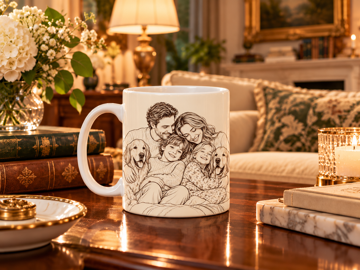 Taza Personalizada con Foto de tu Mascota — Foto Real o Diseño Ilustrado